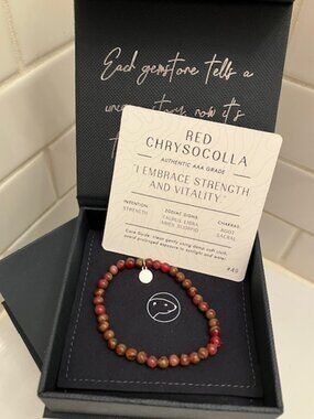 Otter Spirit Red Chrysocolla Bracelet - Mini